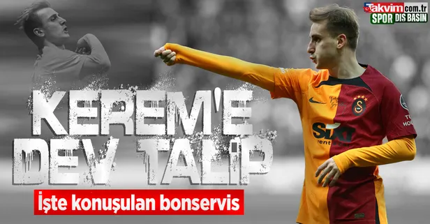 Galatasaray haberleri | Kerem Aktürkoğlu'na dev talip! İşte konuşulan bonservis bedeli