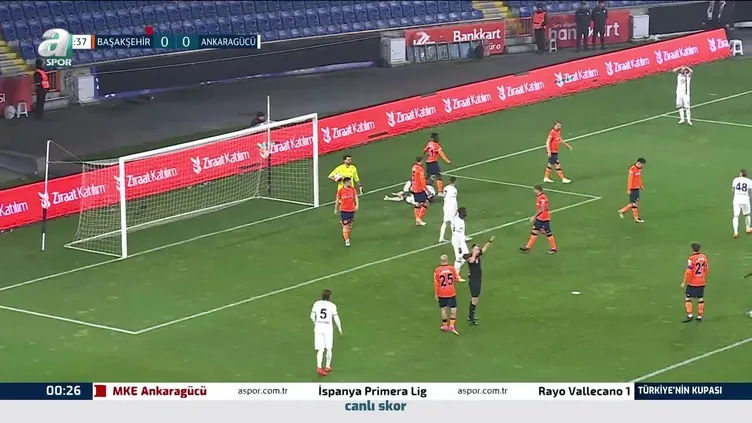 Başakşehir 1-0 Ankaragücü MAÇ SONUCU-ÖZET