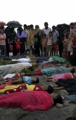 Arakanlı Müslümanlara roketatarlı saldırı