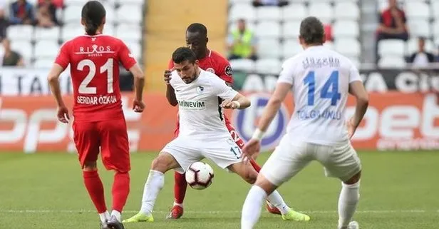 Maç sonucu: Antalyaspor 1-1 Büyükşehir Belediye Erzurumspor