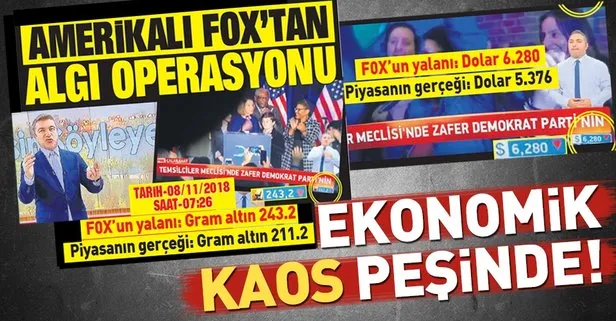 Amerikalı FOXtan algı operasyonu