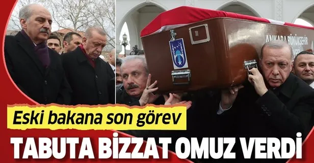 Son dakika: Eski bakanlardan Şevket Kazan, Başkan Erdoğan’ın da katıldığı cenaze töreniyle son yolculuğuna uğurlandı!