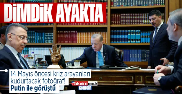 Başkan Erdoğan Rusya Devlet Başkanı Putin ile görüştü