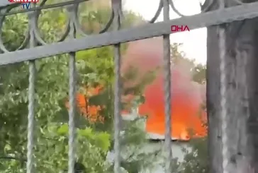 Sakarya'da bir kafede korkutan yangın!