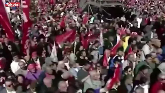 CHP'nin Maltepe mitinginde rezil sloganlar