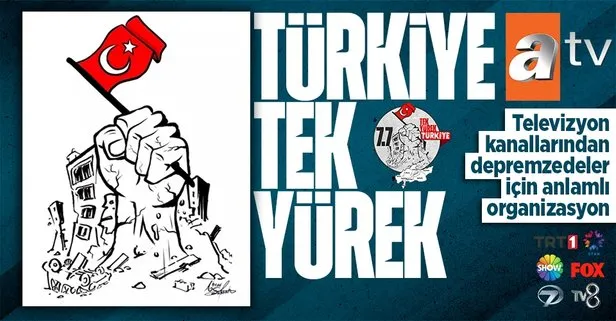 Afetzedeler için anlamlı organizasyon: ’Türkiye Tek Yürek’ bağış kampanyası