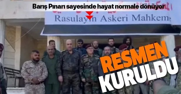 Barış Pınarı Harekatı bölgesinde askeri mahkeme kuruldu!