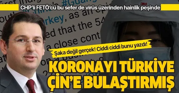 FETÖ’cüler bu sefer de Koronavirüs üzerinden hainlik peşinde! CHP’li FETÖ’cü Aykan Erdemir’den skandal paylaşım!