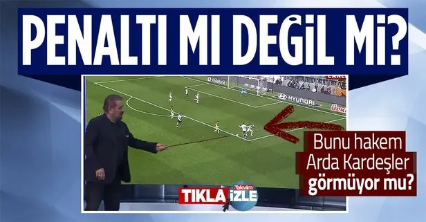 Fenerbahçe - Beşiktaş derbisine penaltılar damga vurdu! Erman Toroğlu A Spor ekranlarında penaltı kararını değerlendirdi