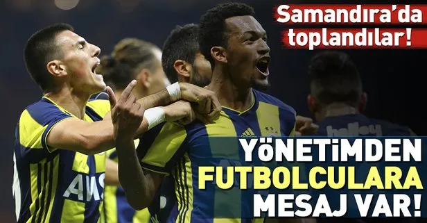 Fenerbahçe yönetimi ve Koeman Anderlecht maçı öncesi takımı motive etti