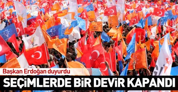 Başkan Erdoğan duyurdu! AK Parti'den flaş seçim kararı