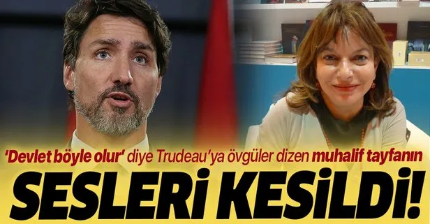 Kanada Başbakanı Justin Trudeau’ya övgü dizen Cumhuriyet yazarı Mine Kırıkkanat’ın sesi kesildi