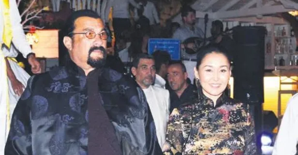 ABD'li aktör Steven Seagal'a Bodrum'da hoşgeldin sürprizi