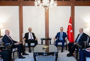 Ankara’da Gazze masası: Bakan Fidan Gazze Yönetimi Ulusal Komitesi Başkanı Ali Şaas’ı kabul etti