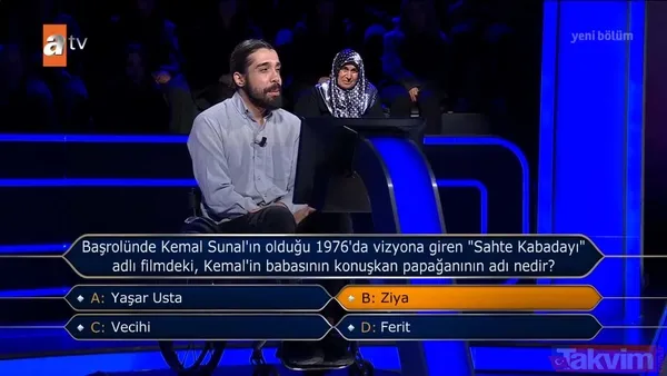 Kim Milyoner Olmak İster'e hikayesiyle damga vuran yarışmacı! 300 bin TL'lik Osmanlı sorusunda bakın ne yaptı - 28