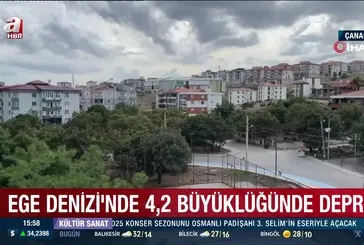 Ege Denizi'nde 4,2 büyüklüğünde deprem