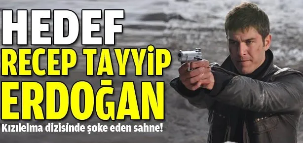 Kızılelma dizisinde Başbakan sahnesi