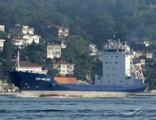 İstanbul Boğazı çıkışında kargo gemisi arızalandı