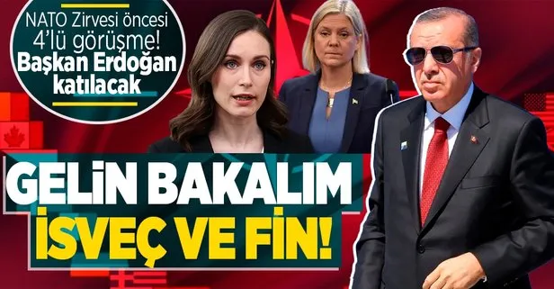 NATO Zirvesi öncesi 4’lü zirve