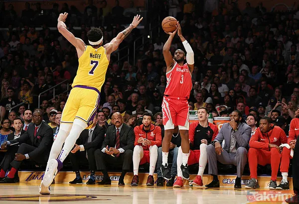 Los Angeles Lakers - Houston Rockets maçında kavga! - 16