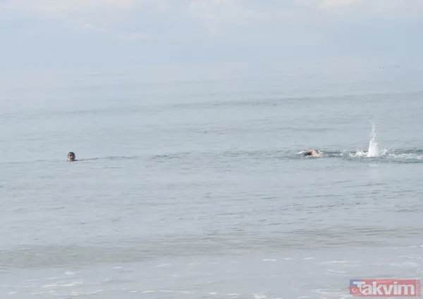 Aralık ayının ortasında deniz keyfi! Görüntüler Antalya Side'den - 4