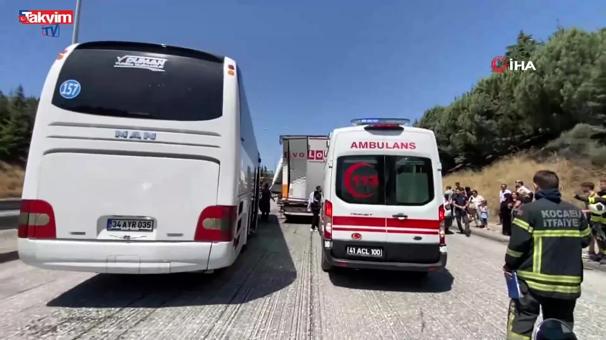 Körfez'de trafik kazası!