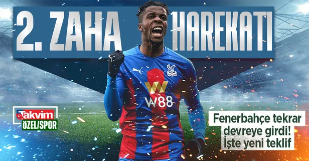 Fenerbahçe'nin Zaha ısrarı sürüyor! Sarı-Lacivertli ekip tekrar devreye girdi