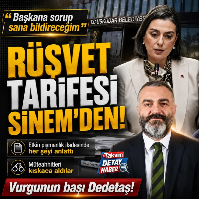 Üsküdar Belediyesindeki yolsuzlukta etkin pişmanlık ifadesi! Örgütün başı Sinem Dedetaş iddiası
