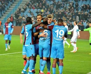 Trabzonspor kupada gol oldu yağdı