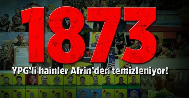 İşte Afrin’de öldürülen terörist sayısı