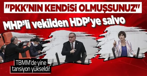 TBMM’de tansiyon yükseldi! MHP’li Akçay’dan HDP’ye sert tepki: Siz PKK’nın bizatihi kendisi olmuşsunuz