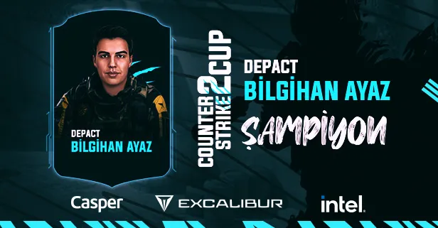 EXCALIBUR ve INTEL KATKILARIYLA DÜZENLENEN CS2 TURNUVASI ÇEKİŞMELİ ANLARA SAHNE OLDU!