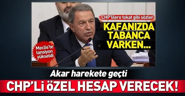 Son dakika: Hulusi Akar’dan CHP’li Özel’e tazminat davası!