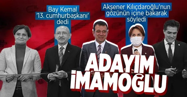 SON DAKİKA: Meral Akşener Kemal Kılıçdaroğlu’nun gözünün içine bakarak ’Cumhurbaşkanı adayım İmamoğlu’ dedi