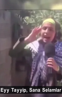 Filistinli küçük kızdan 'Erdoğan' şiiri