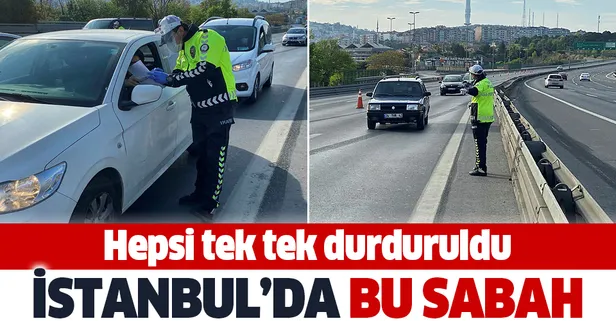 Son dakika: 15 Temmuz Şehitler Köprüsü'nde "sokağa çıkma kısıtlaması" denetimleri sürüyor