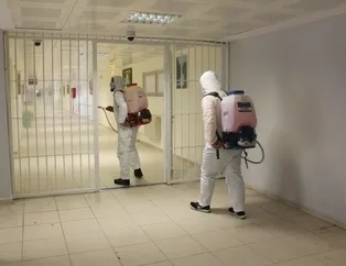 Şanlıurfa Adliyesi’nde koronavirüs tedbirleri