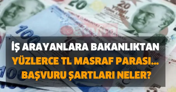 İş arayanlara bakanlıktan yüzlerce TL masraf parası… Beklenen müjde bakanlıktan geldi! Başvuru şartları neler?