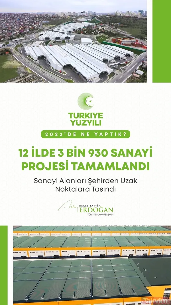 Başkan Erdoğan'dan yeni yıl mesajı! "Şimdi 2022'de ülkemize kazandırdıklarımızı milletimizle paylaşma vakti" İşte o projeler... - 23