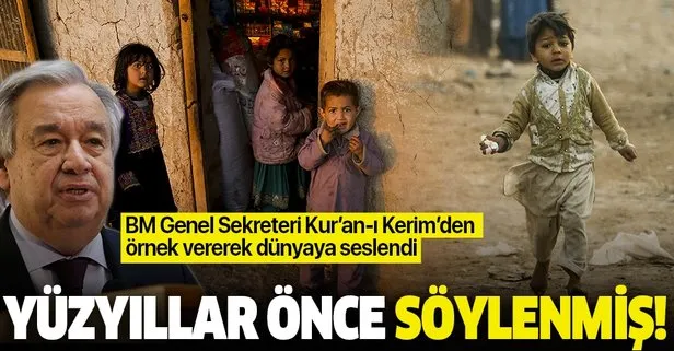 BM Genel Sekreteri Guterres’den mülteci hakları için Tevbe Suresi vurgusu