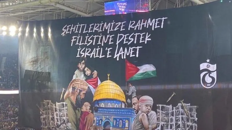 Trabzonspor'dan Filistin'e 'dev' destek!