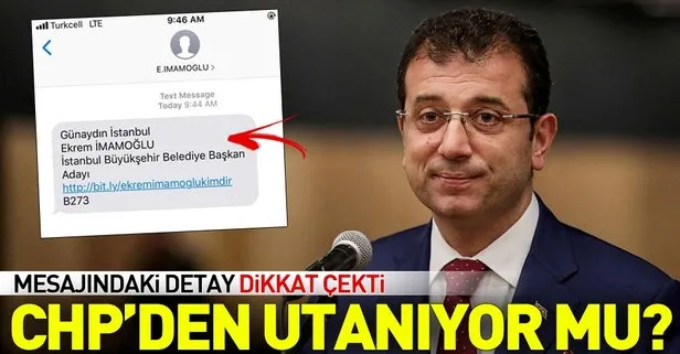 Ekrem İmamoğlu partisinden mi utanıyor? Mesajında CHP’nin ismini geçirmedi