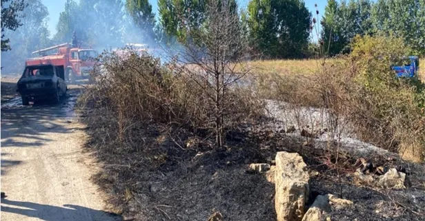 Son dakika: Amasya Merzifon'da kan donduran vahşet! Önce başını taşla ezdi sonra aracı ateşe verdi