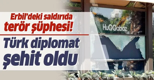 Son dakika: Erbil’de restorana silahlı saldırı! Dışişleri Kaynakları: 1 Türk diplomat şehit oldu