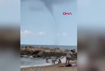Arnavutköy'de hortum çıktı!