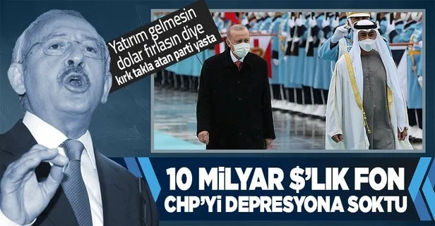 BAE’den gelen 10 milyar dolarlık fon, yatırım gelmesin dolar fırlasın diye kırk takla atan Kemal Kılıçdaroğlu’nun ayarını bozdu