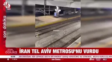 İran Tel Aviv metrosunu vurdu