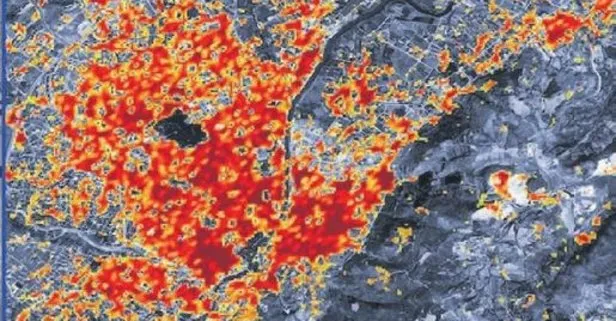 Facianın haritası! NASA depremi böyle görüntüledi