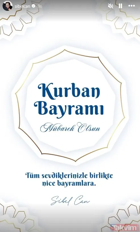 Sanat camiasından bayram mesajları! İşte ünlü isimlerin paylaşımları: Sibel Can, Hakan Ural, Hülya Koçyiğit... - 4