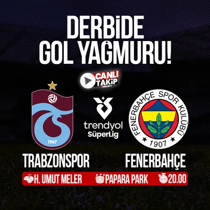 Trabzonspor - Fenerbahçe | SÜPER LİG MAÇI CANLI